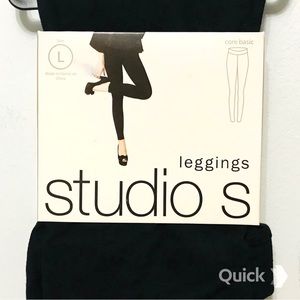 L - NWT Black Studio S Comfort Leggings